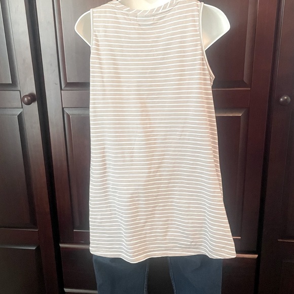 Lori Goldstein Striped A-Line Tank Top - Picture 5 of 9